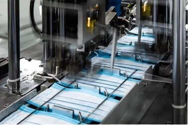 Antykorozyjna ultradźwiękowa płaska automatyczna maszyna do produkcji masek na twarz dostawca